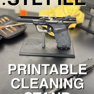 3D Printable Firearm Cleaning Stand STL for Hellcat Pro | Gun Display Stand Digital File | Pistol Maintenance Rack